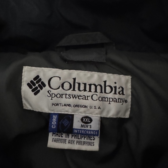 Columbia Mens Jacket XXL 2 Tone Green - Picture 4 of 11
